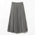 ウールライク プリーツスカート