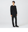 サカリバ フェイク レイヤード ヘンリーネック ロングスリーブ Tシャツ