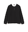 サカリバ フェイク レイヤード ヘンリーネック ロングスリーブ Tシャツ