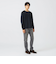 サカリバ フェイク レイヤード ヘンリーネック ロングスリーブ Tシャツ