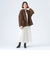 リバー ノーカラー ハーフ ジャケット