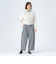 アジャスト タック ワイドパンツ