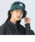チェック ボア バケットハット