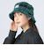 チェック ボア バケットハット