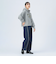 センター フリンジ デニム パンツ（S～M）