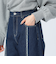 センター フリンジ デニム パンツ（S～M）