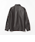 フェイクレザー CPO シャツ