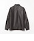 フェイクレザー CPO シャツ