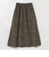レオパード フレアスカート