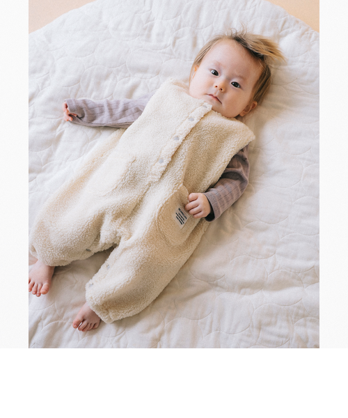 WEB限定】ベビー ボア オーバーオール 2025FW（70～80cm）｜ビームス