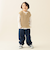 ニットベスト＆ロングスリーブ Tシャツ セット 2025FW（90～150cm）