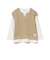 ニットベスト＆ロングスリーブ Tシャツ セット 2025FW（90～150cm）