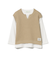 ニットベスト＆ロングスリーブ Tシャツ セット 2025FW（90～150cm）