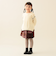 チェック フロントボタン スカートパンツ 2025FW（90～140cm）
