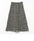 チェック柄 ツイード スカート