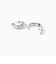 キュービックジルコニア フープ ピアス