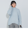 オーバーサイズ ハイネックニット（洗濯機可能）