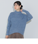 オーバーサイズ ハイネックニット（洗濯機可能）