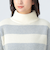 配色 ボーダー柄 ニット