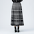 ジャカード フレア ロングスカート