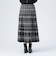 ジャカード フレア ロングスカート