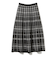 ジャカード フレア ロングスカート