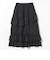 ワッシャー フェイクスエード スカート