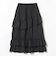 ワッシャー フェイクスエード スカート