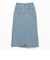 フロントタック デニムナロースカート