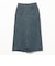 フロントタック デニムナロースカート