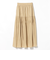 切替 プリーツ スカート
