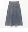 カラーダメージ デニム スカート