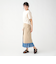 異素材 重ね タイトスカート