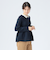 襟付き ペプラム プルオーバー