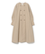 後ボタン ロングコート