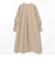 後ボタン ロングコート