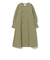 後ボタン ロングコート