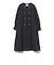 後ボタン ロングコート