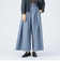 タック ワイドパンツ