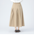 タック フレアスカート