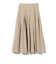 タック フレアスカート