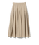 タック フレアスカート