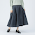 タック フレアスカート