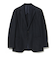 メランジニット 2ボタンジャケット（セットアップ対応）