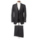 130's ブラック  3ボタン 3ピーススーツ（セットアイテム）