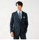 強撚 グレンプレイド 3ボタン スーツ