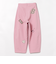 ロゴプリント 刺繍 パンツ