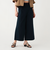 サイドベルト タックワイドパンツ