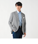 三者混 チェック 3ボタン ジャケット