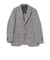 三者混 チェック 3ボタン ジャケット